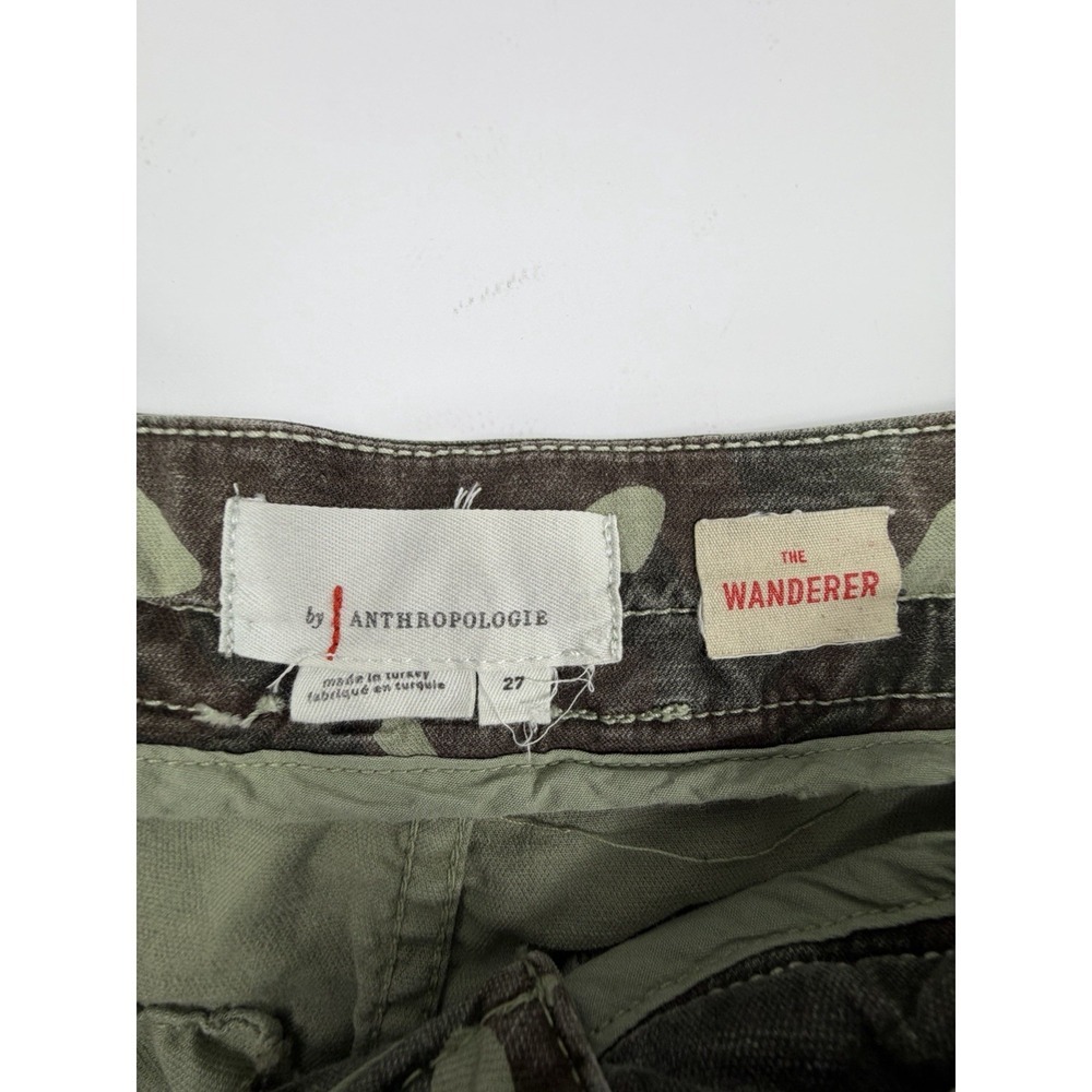 Anthropologie The Wanderer Camo Cargo Pants Womens 27 Utility Military Straight - Picture 4 of 10